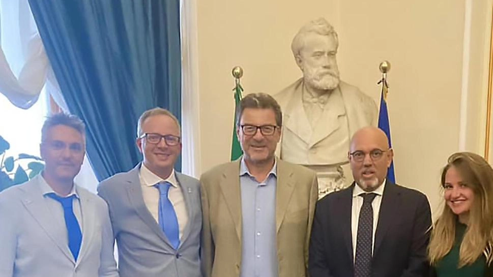 La delegazione di  Livigno che ha portato nella Capitale i progetti per crescere ancora