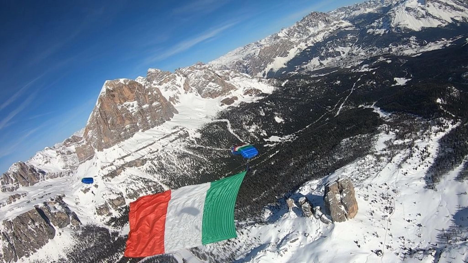 Il Tricolore e le Dolomiti