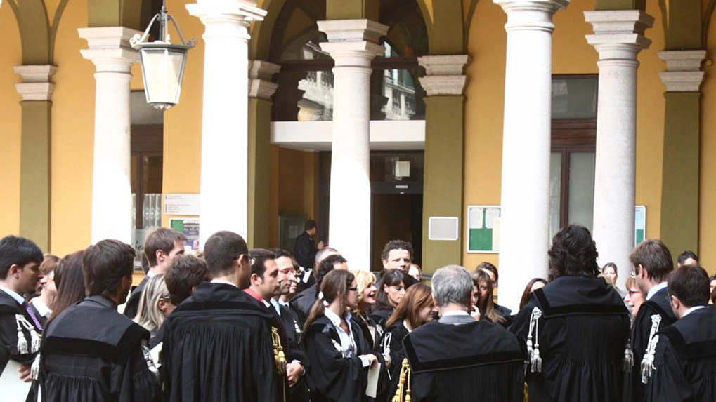 TOGHE Gli avvocati penalisti manifestano contro la riforma  del ministro della Giustizia Alfonso Bonafede (Rossi)