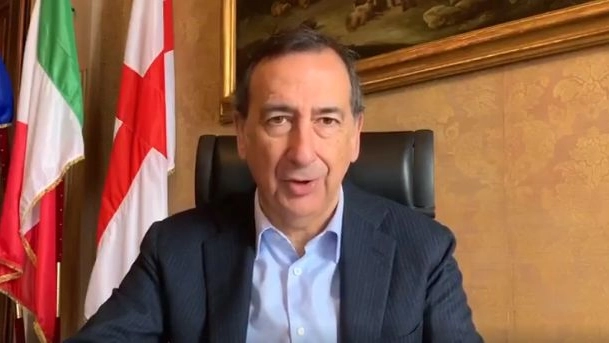 Il sindaco di Milano Giuseppe Sala (Frame video Facebok)