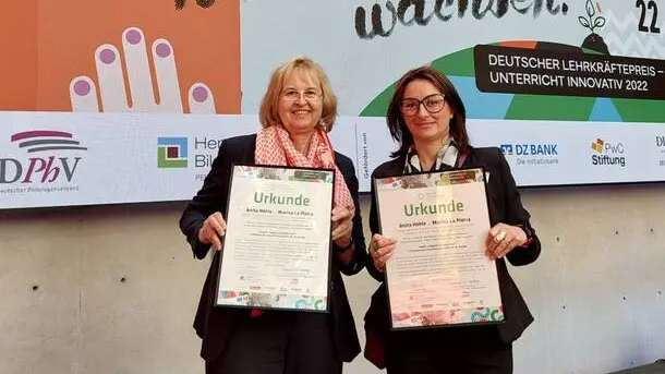Marina La Pietra, la prof varesina premiata a Berlino Marina La Pietra, la prof varesina premiata a Berlino