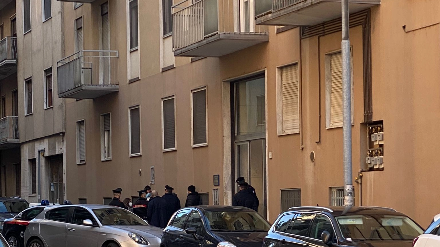I carabinieri in via Depretis