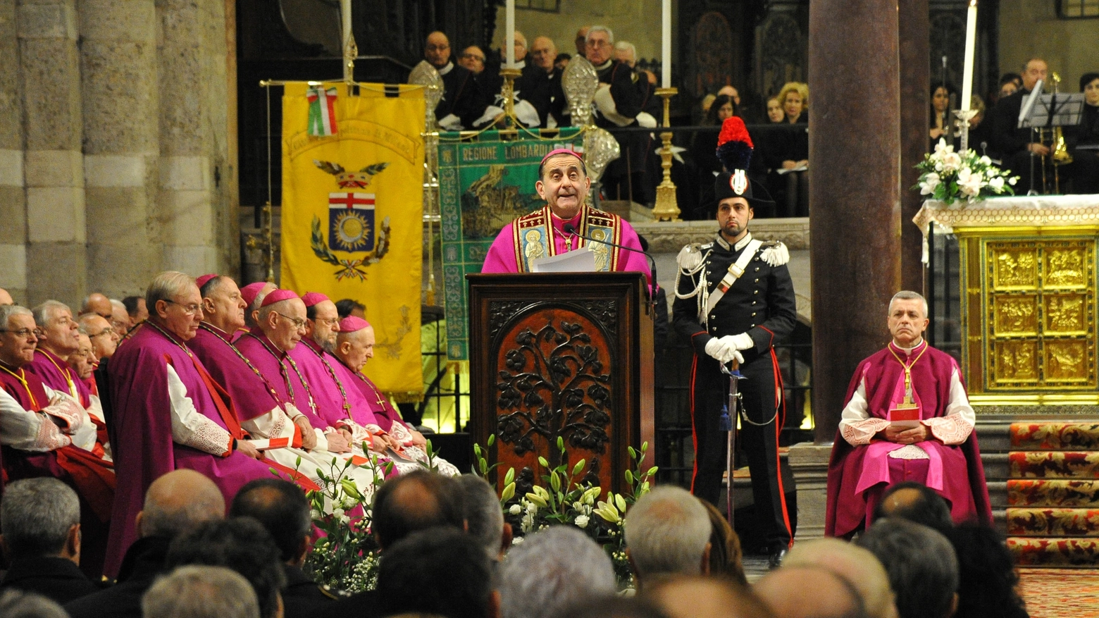 L'arcivescovo Delpini (Newpress)