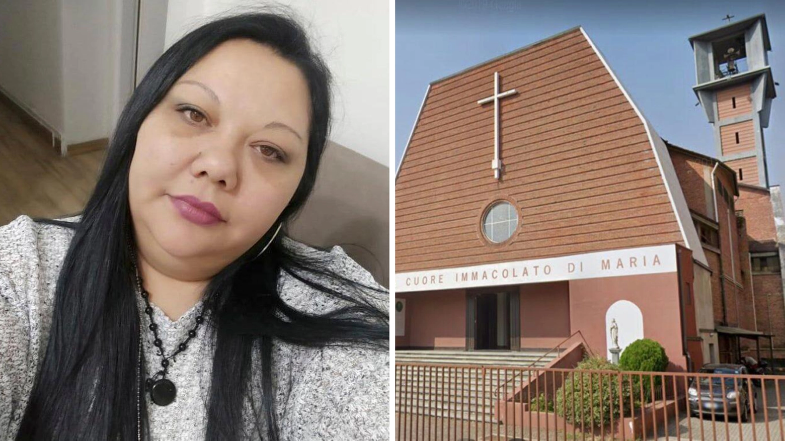 Marinela Murati aveva 39 anni. Era entrata nella chiesa della Madonna Pellegrina dove si stava svolgendo un funerale dando in escandescenze
