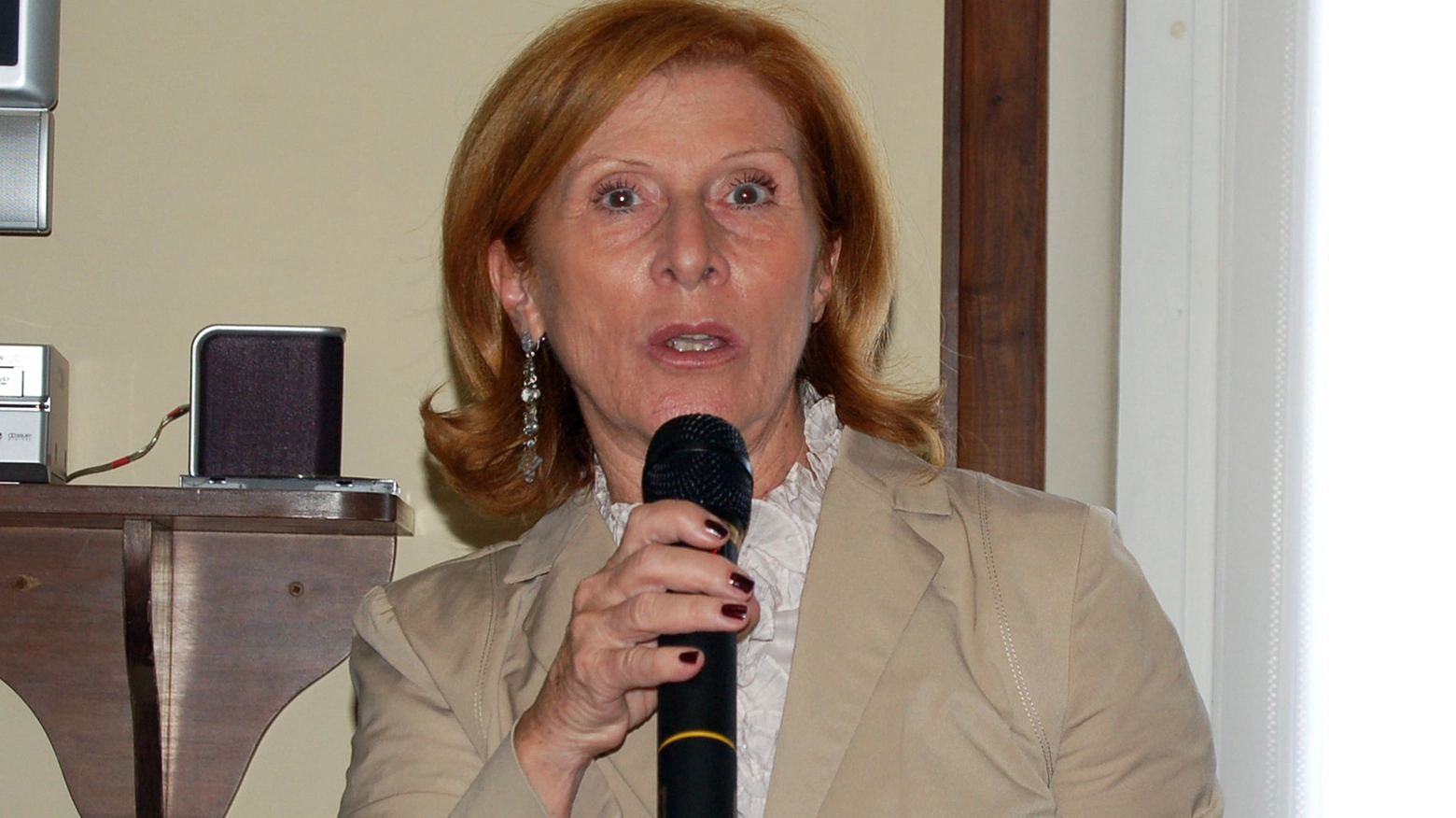 L'ex sindaco Marita Piccaluga 