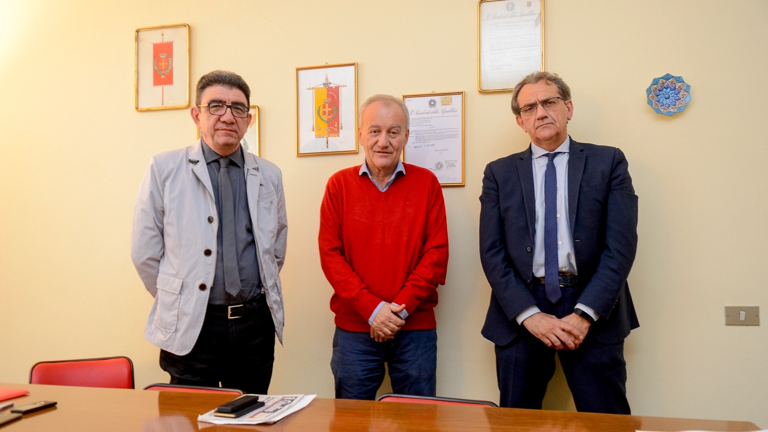 Giuseppe Russo, Gianfranco Concordati, Alberto Vitale: attuali consiglieri del Pd