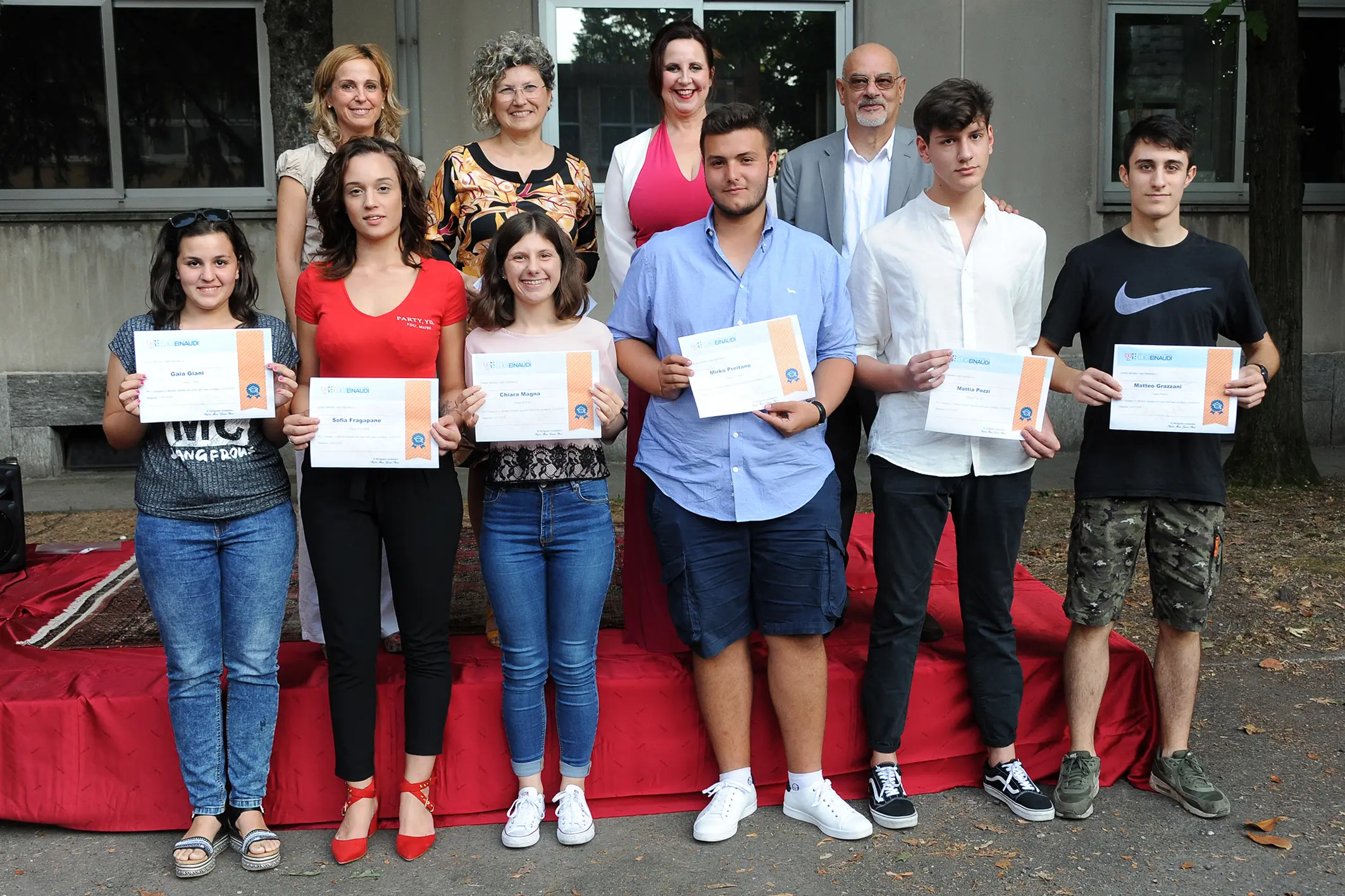 Magenta, premiati i giovani artisti dell'Einaudi / FOTO