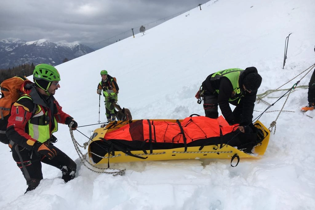 Esercitazione del Soccorso alpino