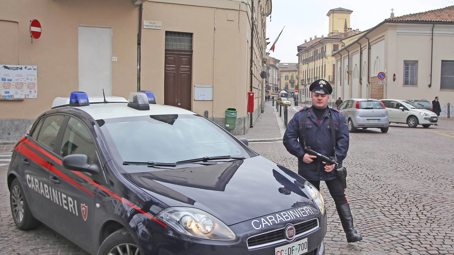 L'arresto da parte dei carabinieri