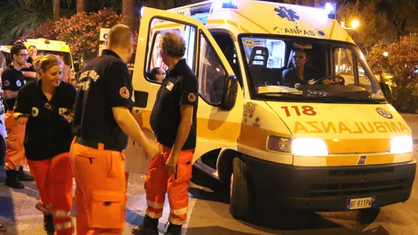 Al ristorante è intervenuta un’ambulanza della Padana Emergenza