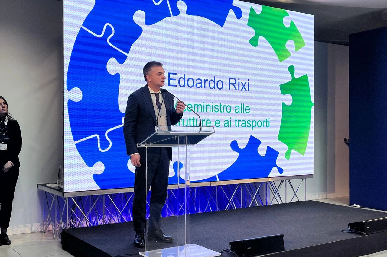 Il vice ministro Rixi alla presentazione