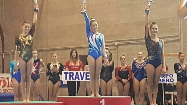 Per il secondo anno consecutivo la ginnasta pavese Anita Del Bo è salita sul gradino più alto del podio ai campionati di specialità di Artistica femminile nella categoria Junior