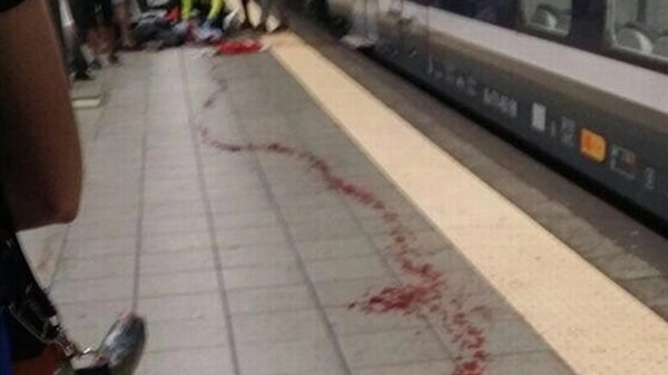 Aggressione con machete alla stazione di Milano Villapizzone (Twitter @Asparaciari)