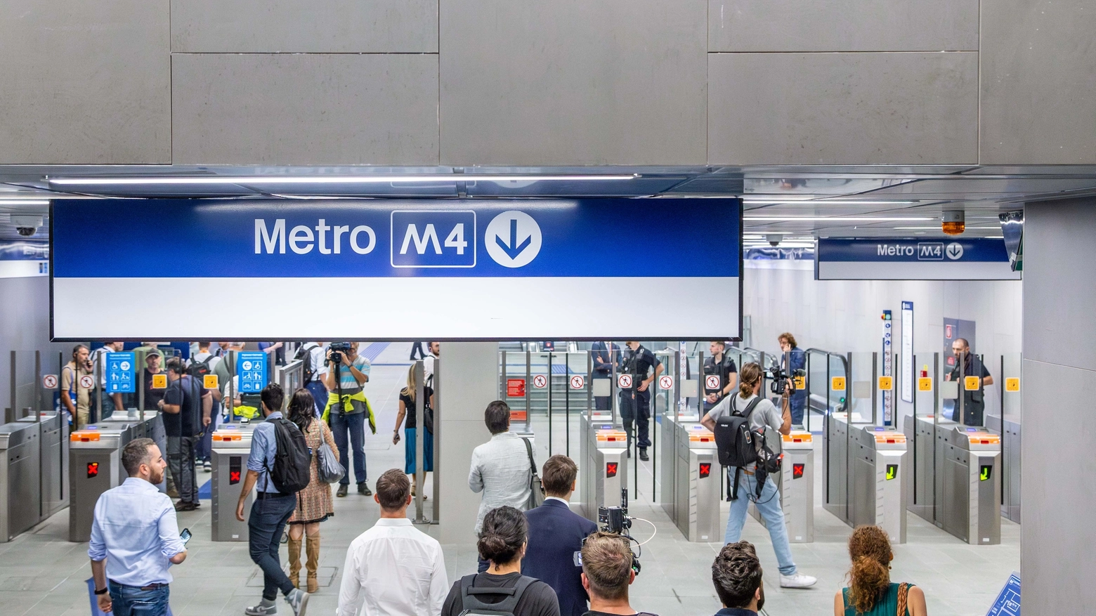 La fermata di San Babila della M4 è aperta da un mese
