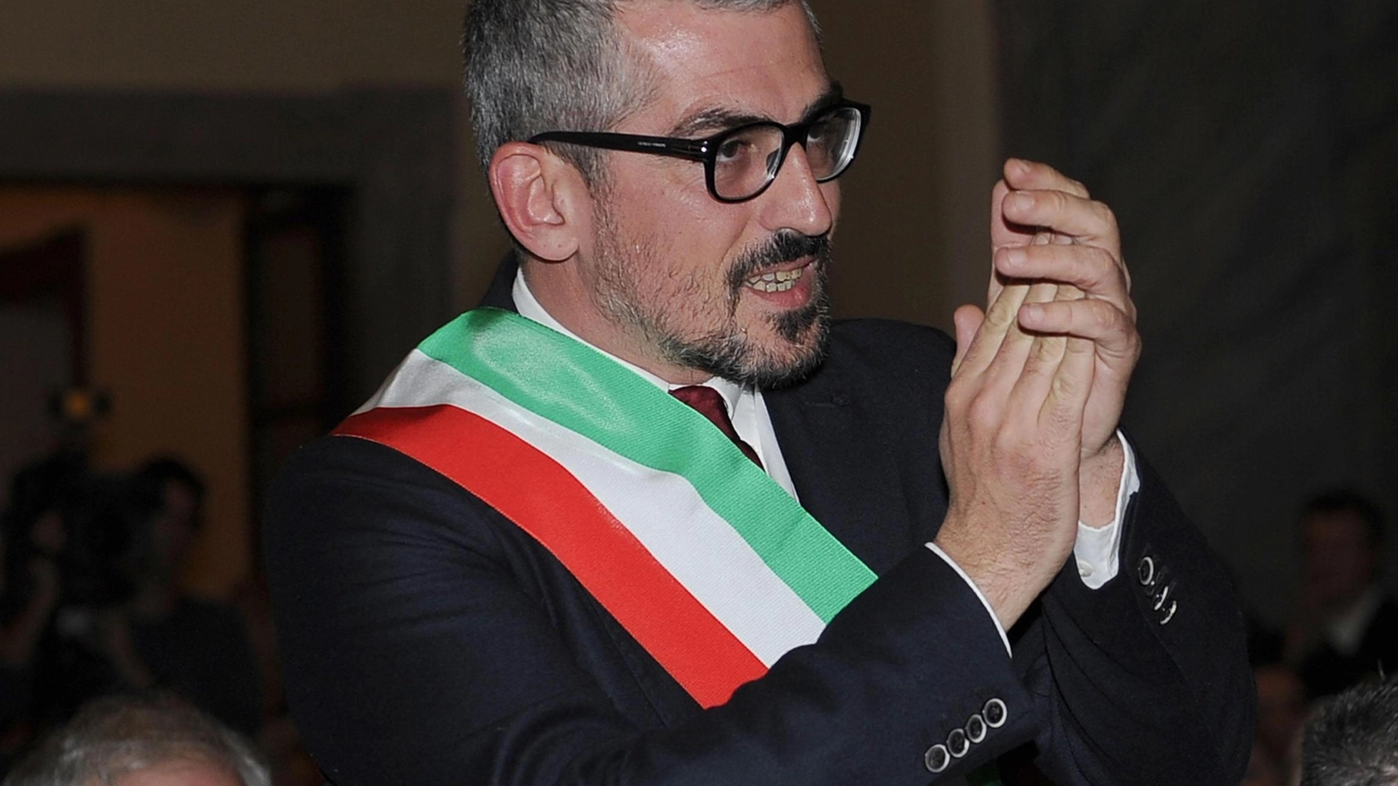 Il sindaco di Mantova Mattia Palazzi (Ansa)