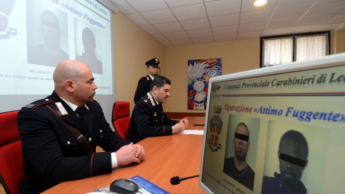 La conferenza-stampa al comando provinciale dei carabinieri