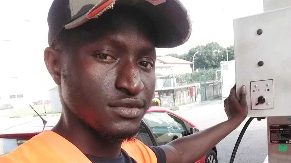 Assan Baajile ha 28 anni e arriva dal Gambia, è in Italia dal 2014
