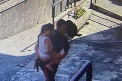 Il salvataggio della bambina dall'incendio