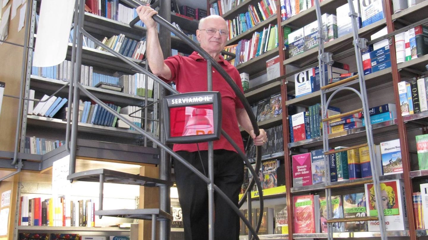 Nicola Partipilo, proprietario della storica libreria