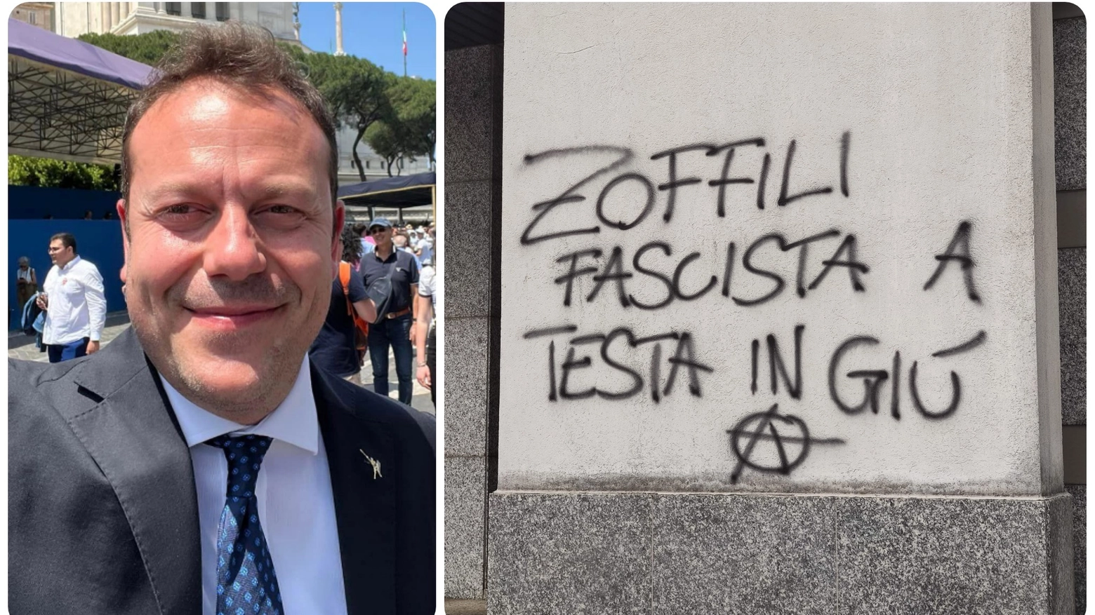 L'onorevole Eugenio Zoffili e le minacce degli anarchici L'onorevole Eugenio Zoffili e le minacce degli anarchici
