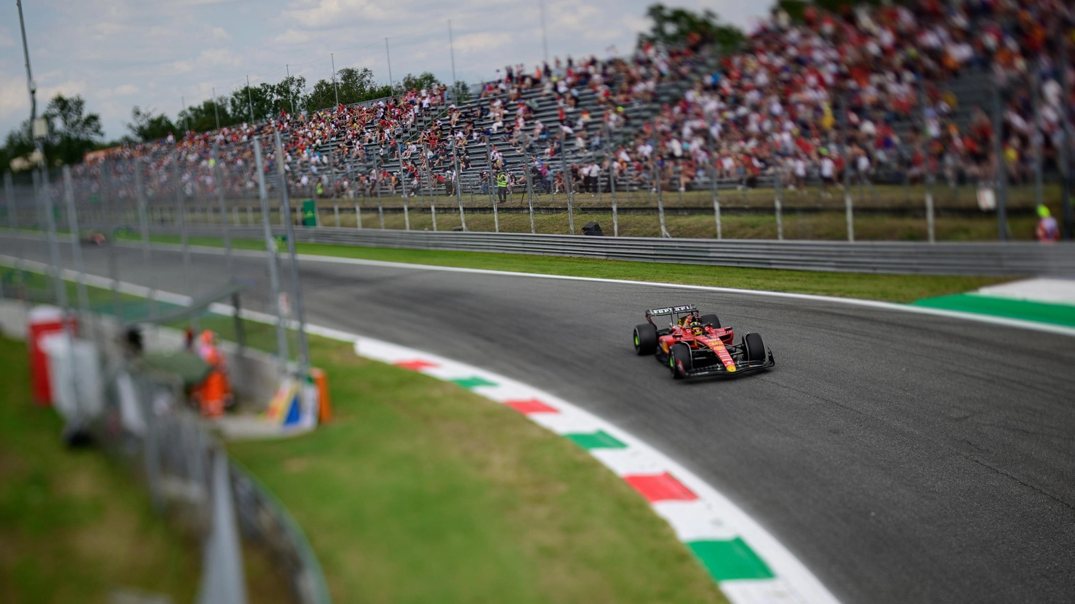 Uno scatto dall'ultimo Gran Premio di Formula1 all'Autodromo di Monza