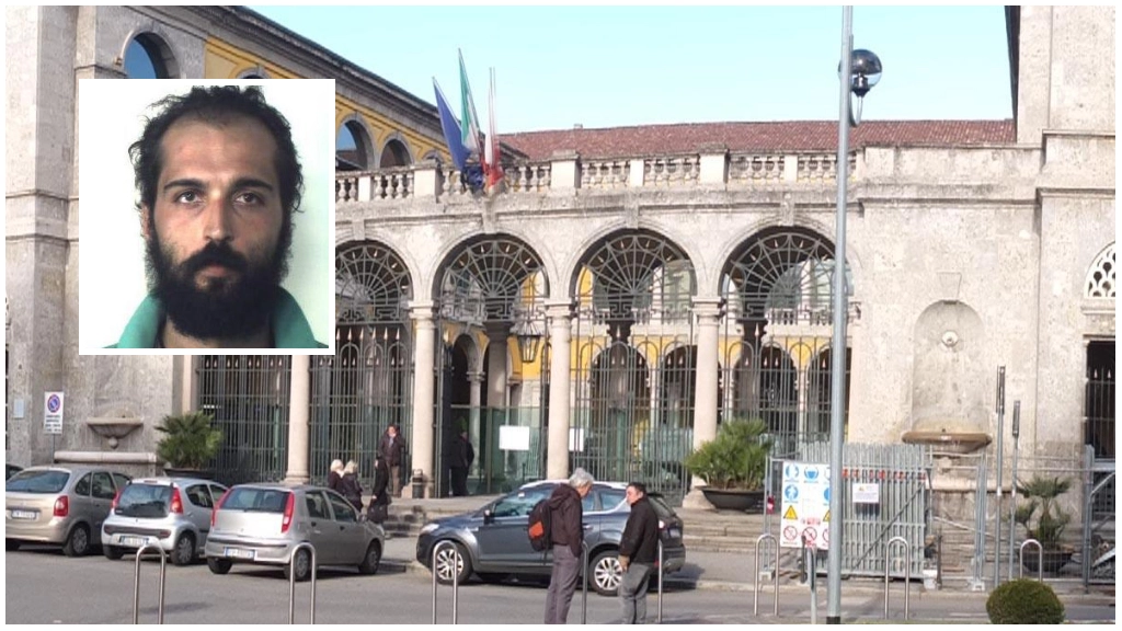 Il tribunale di Monza; nel riquadro, Michele Gruosso