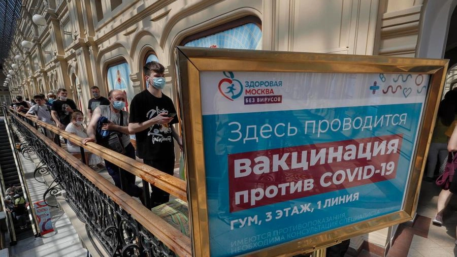 In coda per la vaccinazione in Russia