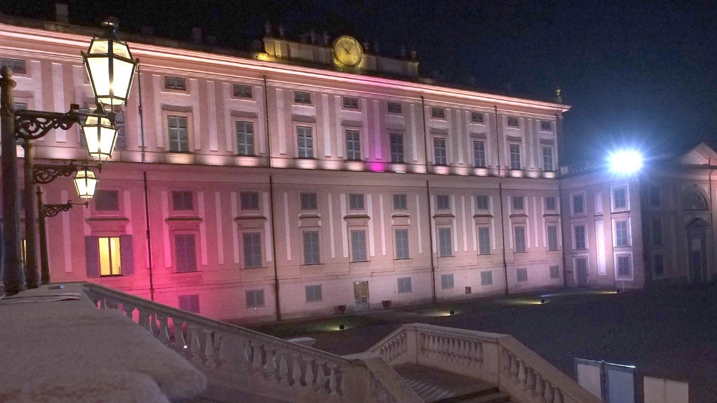 La Villa Reale "in rosa"