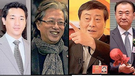 Bee Taechaubol, Richard Lee, Zong Qinghou, Wang Jianlin