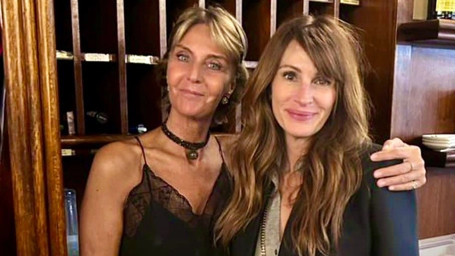 Julia Roberts al ristorante Bice di Milano (Foto Facebook ristorate)