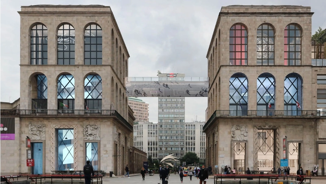 Il progetto della passerella a specchio per unire le due ali del Museo del Novecento