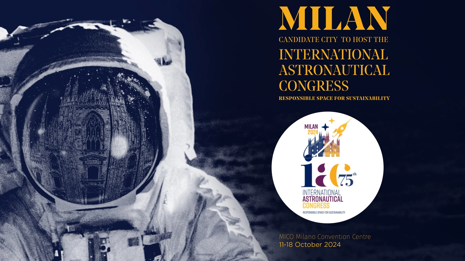 Il congresso internazionale di astronautica si terrà a Milano