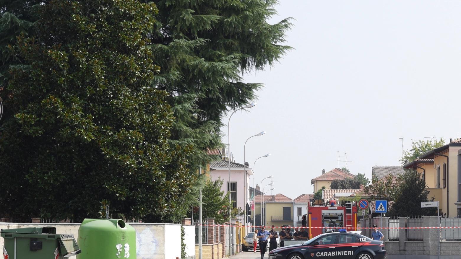 L'area di via Battù messa in sicurezza dai carabinieri