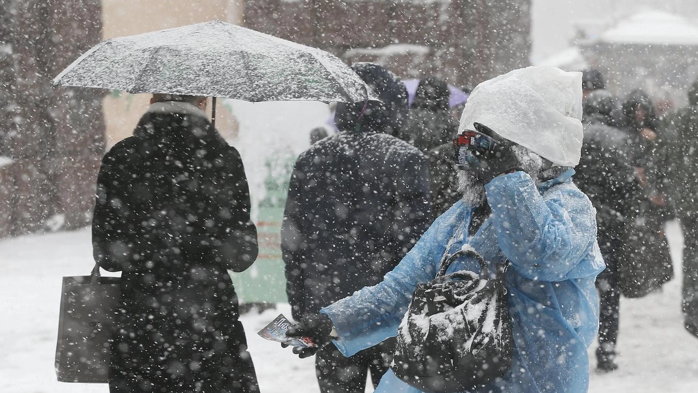 Previsioni meteo, neve in arrivo (Ansa)