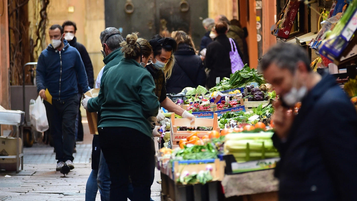 Il mercato del Quadrilatero a Bologna 