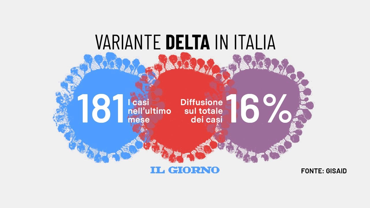 I dati sulla variante Delta in Italia