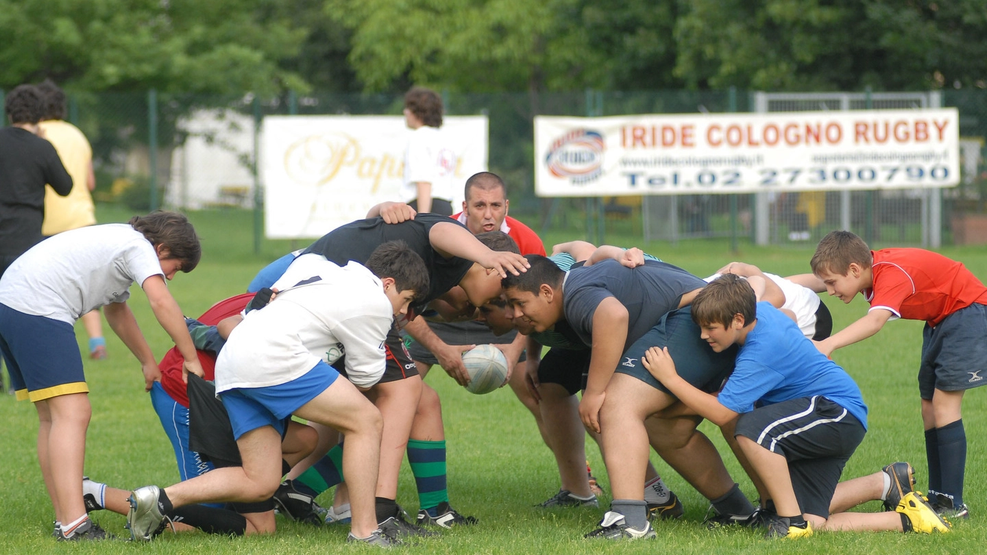 Un allenamento di rugby