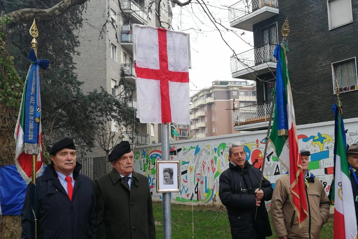 La cerimonia di intitolazione