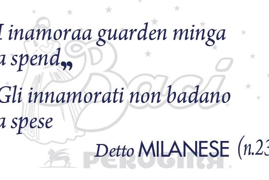 La frase in dialetto dei Baci Perugina