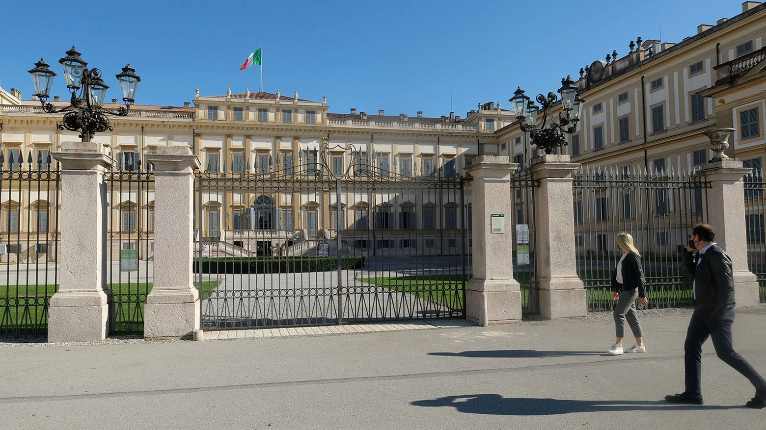 L'ingresso della Villa Reale di Monza