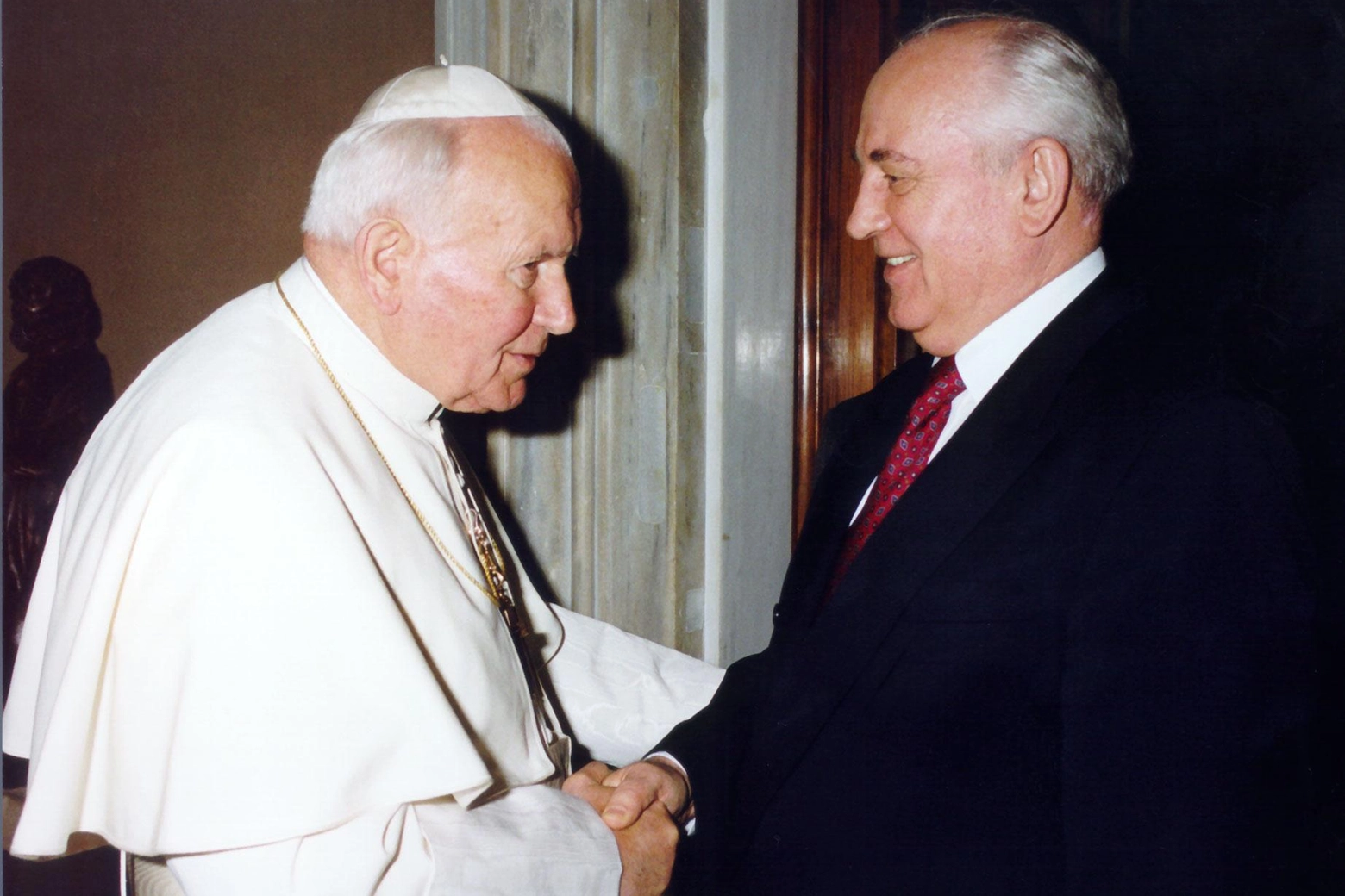 Giovanni Paolo II riceve Michail Gorbaciov
