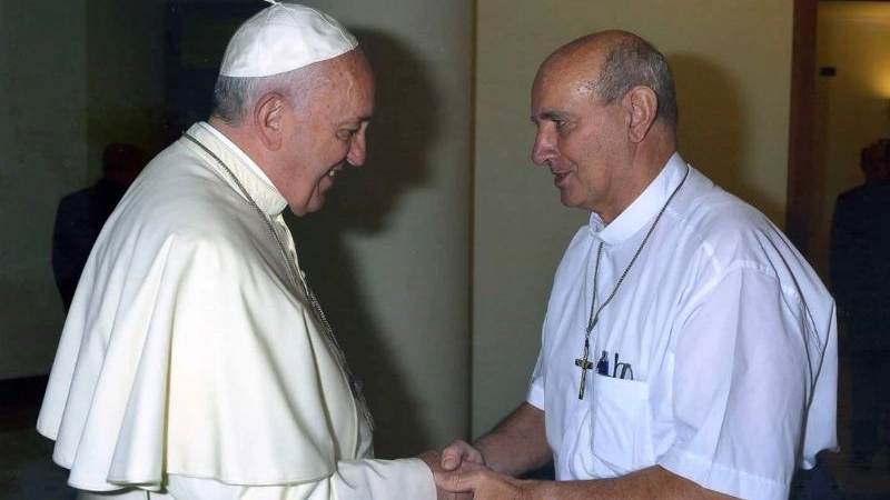 Don Vito insieme a Papa Francesco