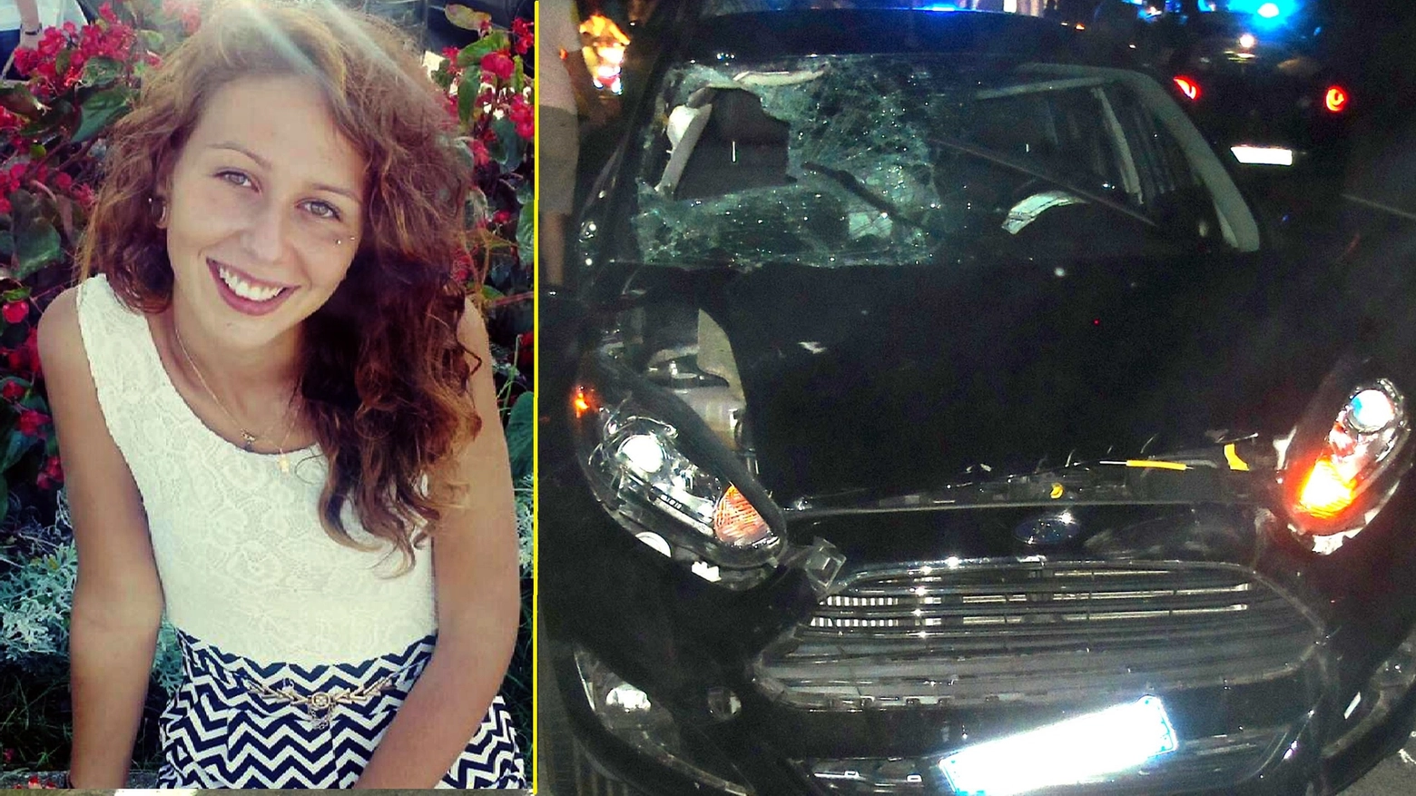 Alessia Locatelli, 17 anni, investita da un'auto ad Agnadello