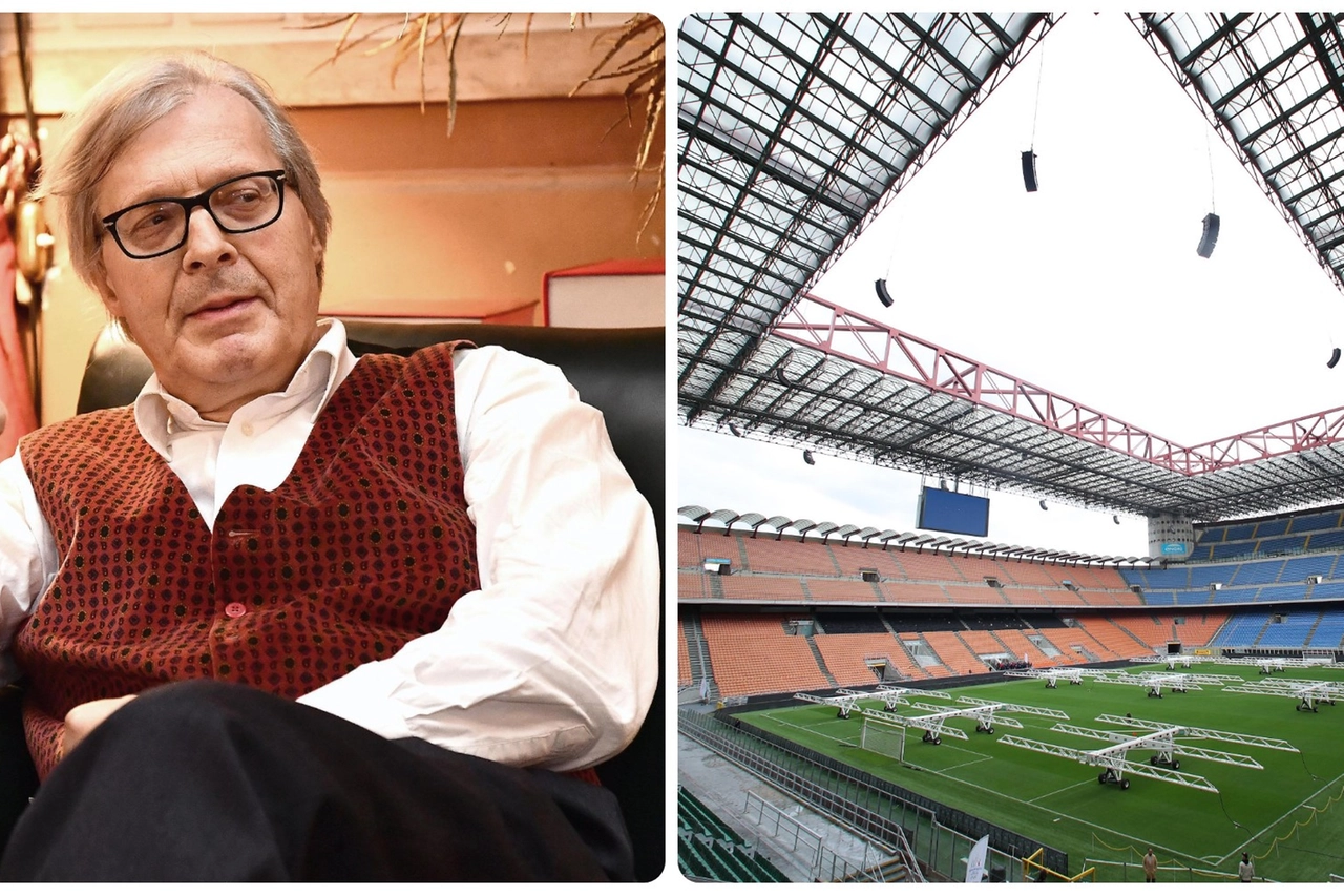 Vittorio Sgarbi e lo stadio San Siro
