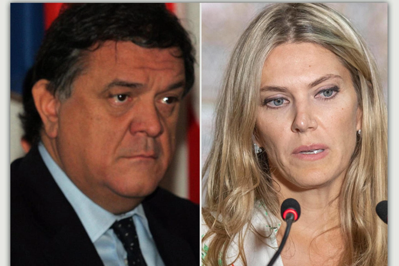 Antonio Panzeri ed Eva Kaili (foto Ansa)