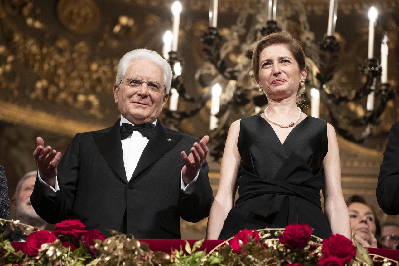 Sergio Mattarella insieme alla figlia