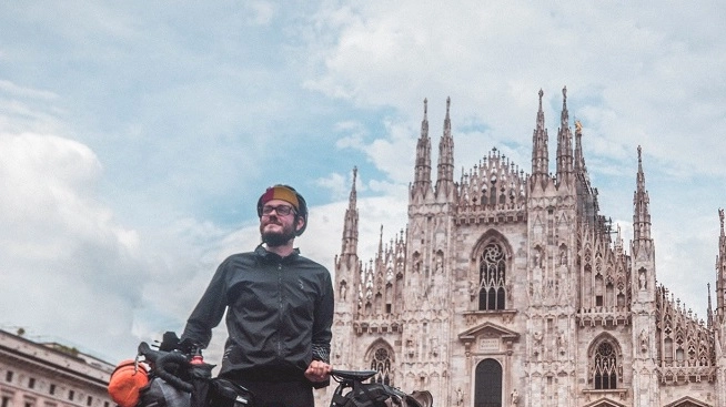 Pietro Franzese, 27 anni, youtuber e influencer della bicicletta e dei viaggi
