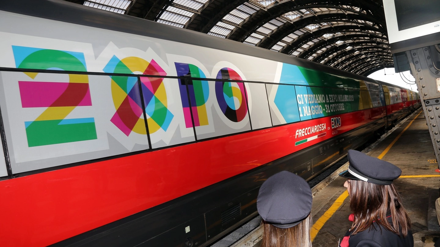 Un treno Frecciarossa a Milano