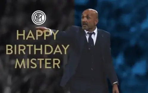 Luciano Spalletti compie 59 anni, gli auguri social dell'Inter