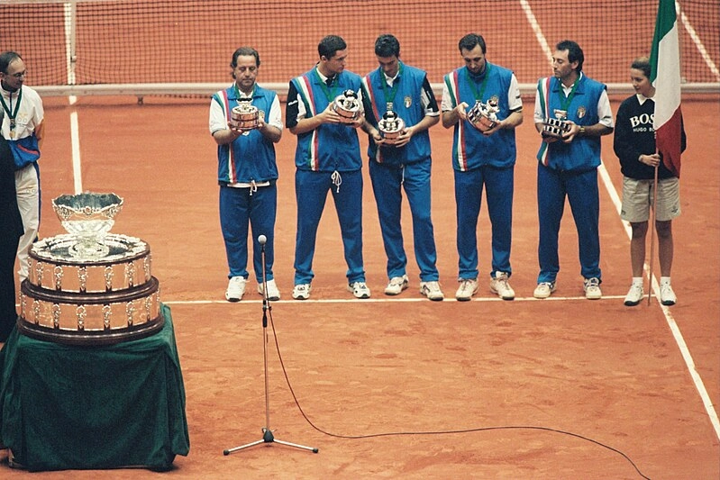 L'Italia che nel 1998 disputò la finale di Davis al Forum di Assago (Archivio Fit)